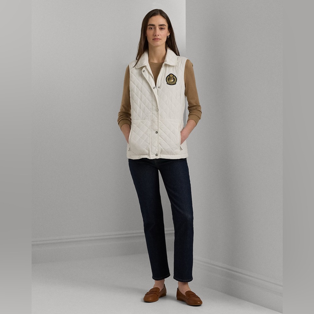 NWT Ralph Lauren Crest Patch Vest - Picture 6 of 6